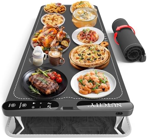 Warming Mat for Food Extra Large 40" x 15" with Insulation Pad by NUTCITYHomeAppliances
