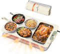 Warming Mat for Food， Extra Large 26"x15", 7 Heat Levels, 8 Hour Timer by FJAU