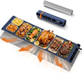 Warming Mat for Food, 46x15 Inch, Dark Blue, Fast Heat, Child Lock by LNNIWHome