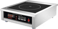 3500W Commercial Induction Cooktop, 240V Single Induction Burner with 18-Hour Timer, High-Efficiency Induction Heater for Restaurant & Catering