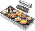 Ieuan Warming Mat for Food Extra Large 36"x15" Gray with Timer & Temp by Ieuan
