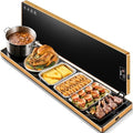 Electric Warming Tray,Extralong 59"x12",Tempered Glass Warming Mat for Food by Wanish