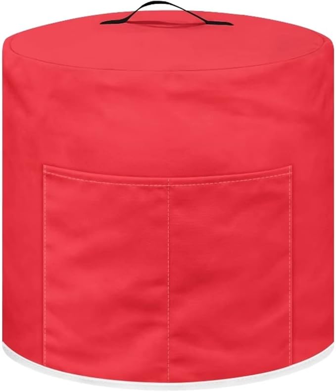 Red Pressure Cooker Cover Dust Cover 6qt,Kitchen Appliance Cover for Air fryer/Rice Cooker/Oven/Toaster/Stand Mixer/Steamer,Food Processor Cover