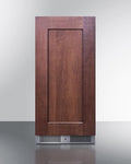 Summit 15 Inch Beverage Refrigerator, 1.7 Cu.ft., Stainless Steel Door and Interior, Shallow Depth Undercounter, Commercially Approved- SDHR1534PNR (RHD, Panel Ready- Panel not Included)