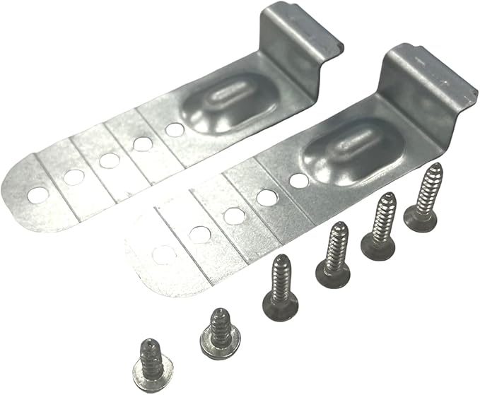 DD82-01433A Dishwasher Mounting Bracket Kit for Samsung –Includes 2 x Mounting Brackets, 6 x Mounting Screws，Install Kit Fits for Samsung Dishwashers DW80R2031 DW80N3030US DW3000Mm Series