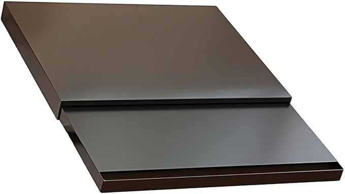 Generic Slide Out Kitchen Appliance Stand Storage Shelf Adjustable for Rice Cooker Sturdy Versatile with 2 Tiers Extended Work Table, Black