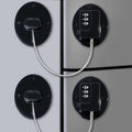 Fridge Lock AOSITE Refrigerator Lock Combination Black Combo Fridge Locks with Code for Adults 2 Pcs Refrigerator Lock for Children Adhesive Freezer Door Lock Child Safe Refrigerator Lock for Kids