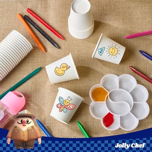 JOLLY CHEF 3 oz Bathroom Cups, Mini Mouthwash Paper 400 Count - Image 6