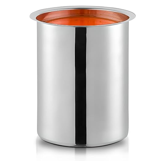 OCS Parts 3-Pack 1.25 Quart Bain Marie Pot | 5.75" x 3.75" Stainless Steel Pot for Warm or Cold Food, Sauces, Soups, or Organizing Cooking Utensils