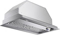 JOCO 36 Inch Range Hood Insert, 900 CFM Stainless Steel Built-In Kitchen Vent Hood, Convertible for Ducted or Ductless Installation, 4-Speed Knob Control, Model B02-36K