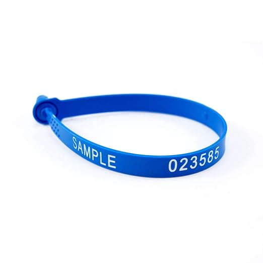 Leadseals(R) 1000 PCS Plastic Truck Door Seal Tamper Evident Security Tags Numbered Safty Disposable Locks for Trailer Logistics Transport Package Shipping