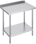 VEVOR 24 x 36 x 36 Inch Stainless Steel Work Table, Commercial Food Prep Worktable Heavy Duty Prep Worktable, Metal Work Table with Adjustable Height for Restaurant, Home and Hotel