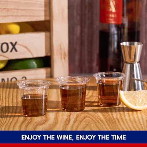 JOLLY CHEF 500 Pack Plastic Shot Glasses 1 oz Clear Disposable Jelly Cups - Image 7