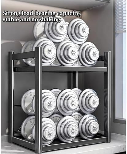 Adjustable 2-Tier Microwave Stand with Pull-Out Tray & 6 Hooks - Metal Kitchen Organizer Rack for Rice Cooker & Essentials - Space-Saving Storage Solution