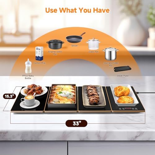 FEPPO Electric Warming Tray, 4-in-1 Food Warmers for Parties Buffet - Image 6