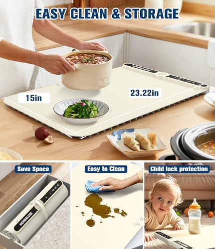 Warming Mat for Food,Rapid Heating Food Warming Mat - Image 5