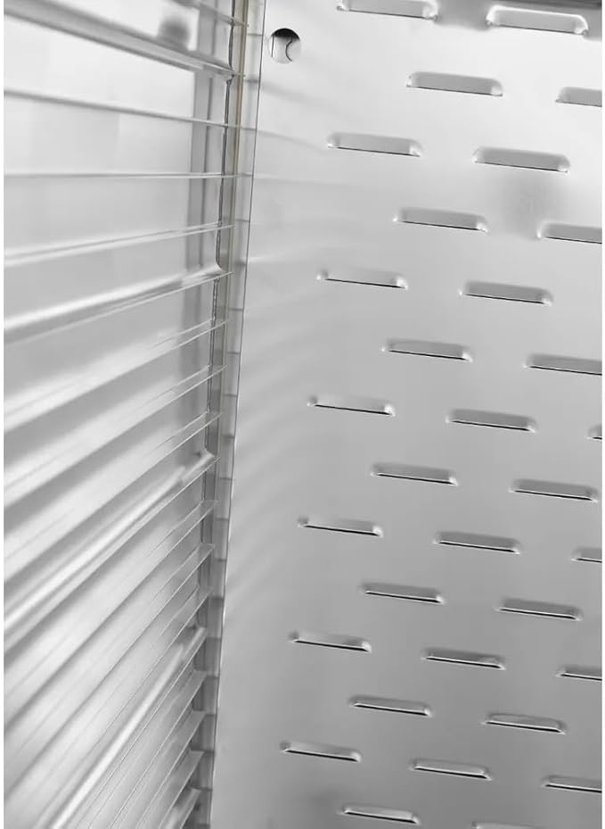Kratos Full Size Commercial Non-Insulated Holding and Proofing Cabinet | Holds 36 Full Size Sheet Pans | Mobile | Clear Door | 120V, 1440W (28W-152)