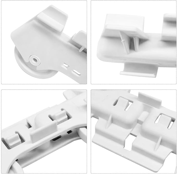 Dishwasher Lower Rack Roller Assembly Compatible with Whirlpool Maytag KitchenAid, Replaces WPW10082868, W10082868, 1446953