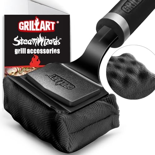 GRILLART SteamWizards Grill Brush Bristle Free Outdoor 17” No-Wire Cleaning by GRILLART
