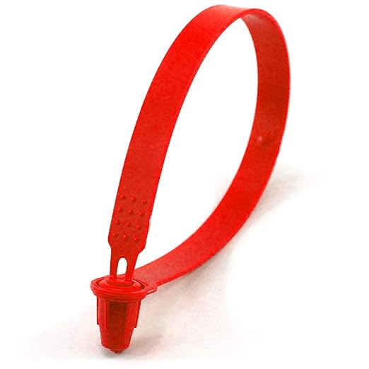 Leadseals(R) 1000 Plastic Truck Door Seal Tamper Evident Tite-Lock Security Tags Numbered Safty Disposable Locks for Trailer Logistics Transport Package Shipping