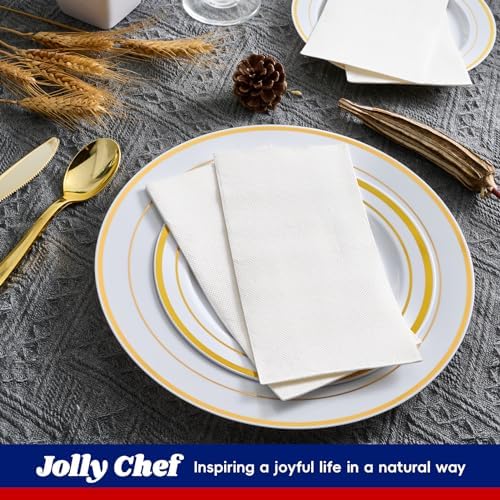 JOLLY CHEF 9x13 Aluminum Foil Pans (30 Pack) and 200 Pack Disposable Paper Napkins - Image 4