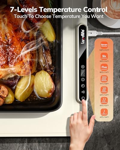 Food Warming Mat 24x16, Foldable Food Warmer for Parties - Image 4