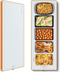 Warming Mat for Food,Extra Long 40"x12",Tempered Glass Warming Tray, White by Hudetex