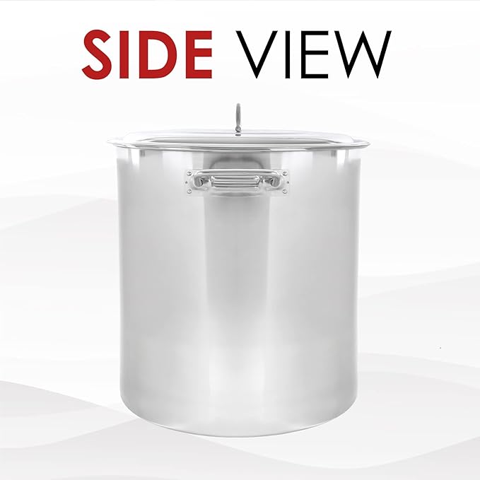 Concord 50 Quart Stainless Steel Stock Pot Cookware