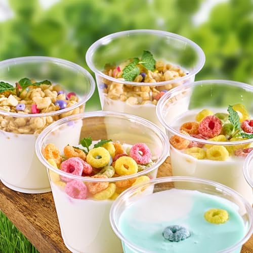 JOLLY CHEF 9 oz Plastic Cups, 300 Pack Clear Disposable Drinking Cups - Image 7