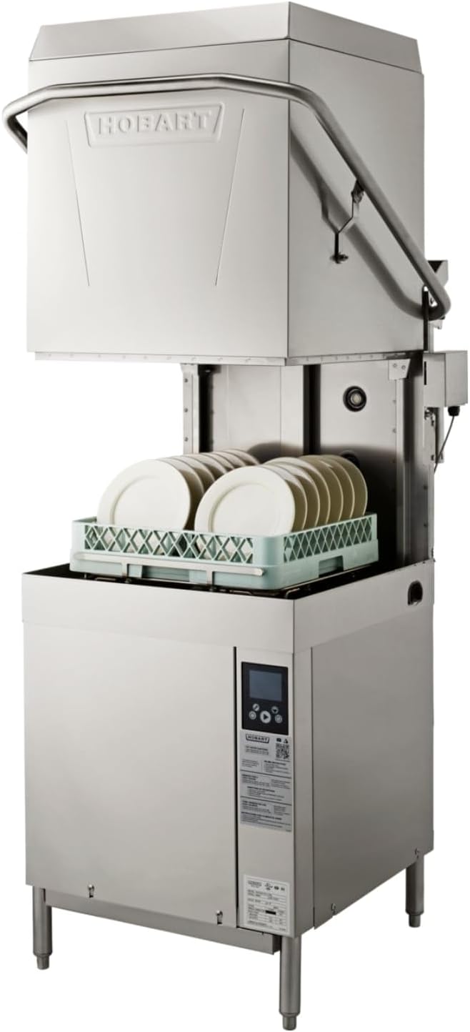 Commercial High-Temp Dishwasher, Door Type with Booster Heater, AM Series by Hobart