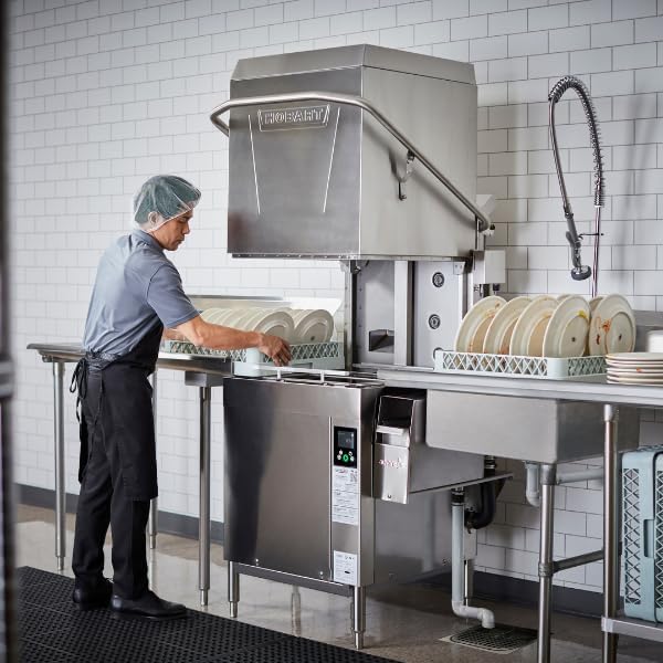 Commercial High-Temp Dishwasher, Door Type with Booster Heater, AM Series by Hobart