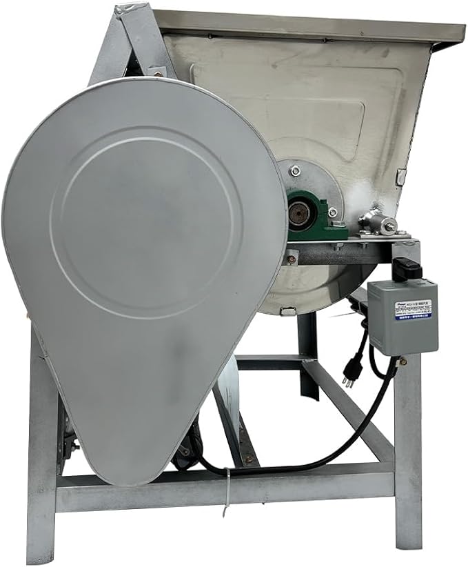 INTSUPERMAI Commercial Dough Mixer Machine 25KG Electric Flour Mixer with 90 Degree Tilt Bowl for Dough Mixing Kneading Capacity 50QT 2200W
