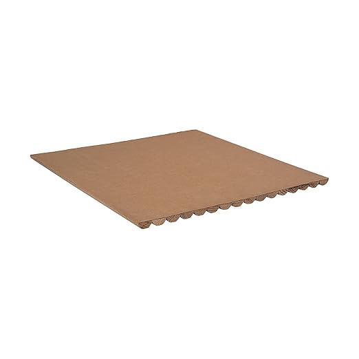 Outwater 1' Wide x 8' High x 3/8" Thick Unfinished Solid White Oak Flexible Tambour Sheet with 3/4" Half-Round Slats – Flexible, Premium-Grade Panel for Walls, Ceilings, and Custom Applications