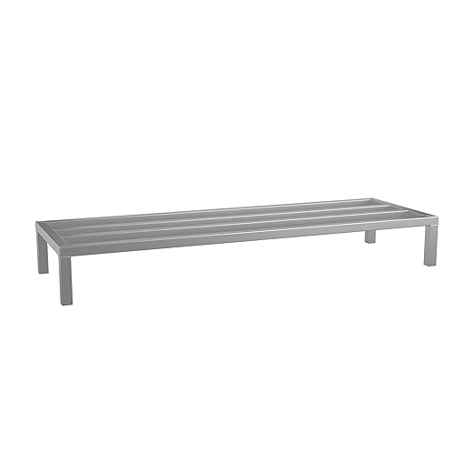 60'' x 20'' x 8'' Aluminum Dunnage Rack - 1740 lb. Capacity