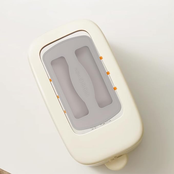 iplusmile Silicone Toaster Cover Bread Maker Protective Lid for Kitchen Appliances Fit Easy to Clean Design Grey Color Breakfast Maker Accessory