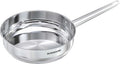 Sunhouse 8 Inch Tri-Ply Stainless Steel Frying Pan, Whole-Clad No Coatings Skillet with Stay-cool Handle for Cooking, Durable & Oven Safe to 500°F, Dishwasher Safe, Compatible with All Cooktops