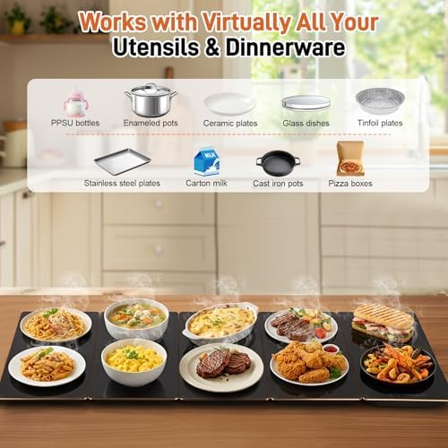 Electric Food Warming Tray, 5-in-1 Food Warmers for Parties Buffet - Image 6