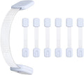 Child Safety Cabinet Locks(10 Pack)–Adjustable Baby Proofing Strap Latches for Drawers,Cupboard,Cabinets,Fridge,Toilet Seat,Door,Closet–No Drill No Tool Adhesive Installation