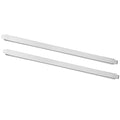 20 inch Stainless Steel Steam Table Adapter Bars | Steam Table Divider Bars – Hotel Pan Divider for Full & Fractional Size Pans, Commercial Food Service Use (2, 21 inches Long)