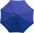 Sunnyglade 9ft Patio Umbrella Replacement Canopy Market Umbrella Top Outdoor Umbrella Canopy with 8 Ribs