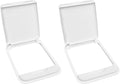 Rev-A-Shelf 50 Qt Under Sink Garbage Can Lid, Kitchen and Bathroom Cabinet, Replacement Plastic Trash Bin Lid Only, White, RV-50-LID-1-1-40, 2 Pack