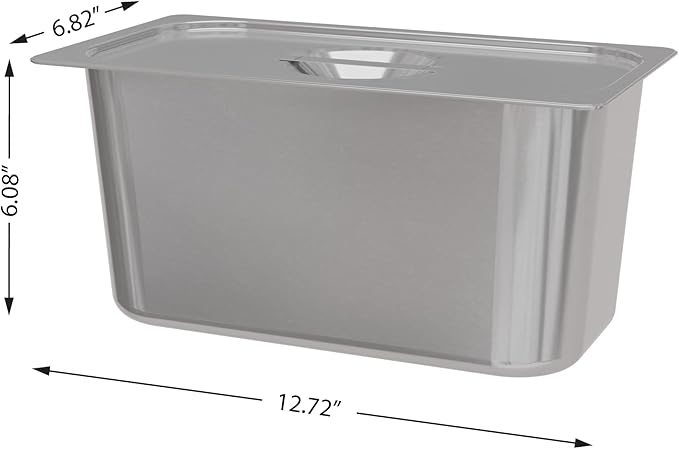 KoolMore Commercial Bain Marie Countertop Food Warmer, Soup Station, and Buffet Table Server with Three Serving Section and Tap, Stainless-Steel Steamer with Auto Shut Off (CFW-3T), Silver