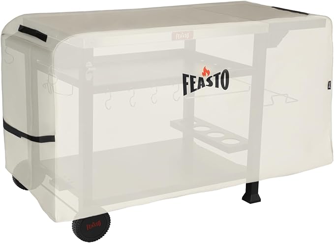 Outdoor Grill Table Cart, Pizza Oven Stand for Outdoor Indoor, 50" x 22" Stainless Steel Tabletop Dining BBQ Grill with Wheels for Food Prep, 3-Shelf Kitchen Cart with Cover
