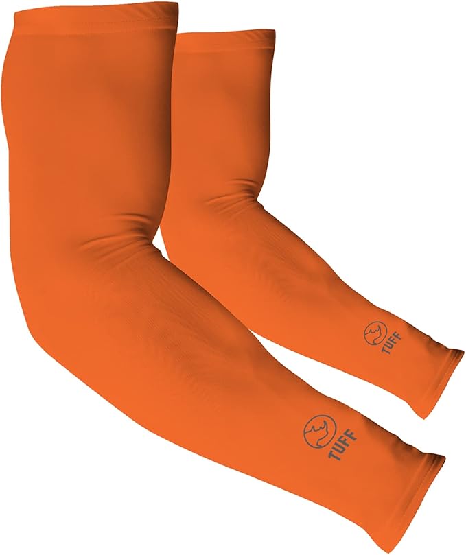 TUFF Compression Cooling Arm Sleeves - UPF 50 Arm Sleeves for Men & Women…