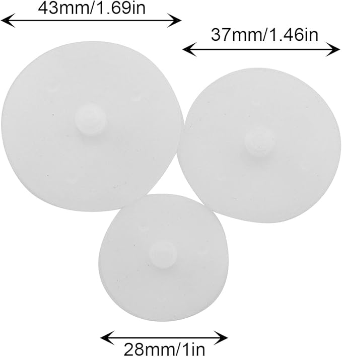 6PCS Rice Cooker Accessories Set Steam Release Valve Cap with Rubber Gasket Transparent Sealing Ring Cover For Food Steamer Pots and Keep Warm Pots