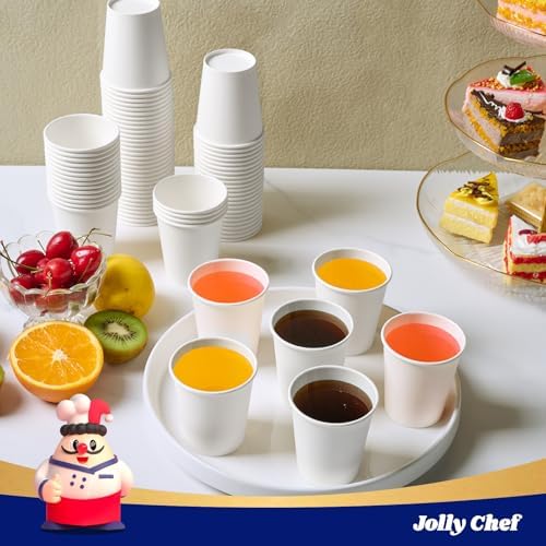 JOLLY CHEF 5 oz Disposable Paper Coffee Cups 600 Pack - Image 4