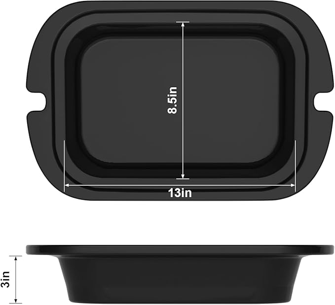 4-Quart Slow Cooker with Casserole Manual Warm Setting - Perfect Kitchen Small Appliance for Family Dinners, Dishwasher Safe Crock, Oatmeal