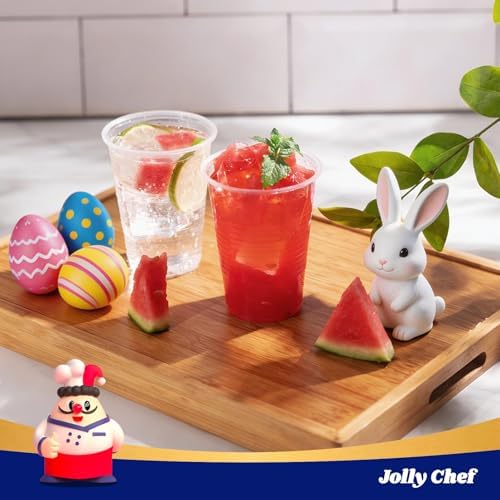JOLLY CHEF 600 Pack 5 oz Disposable Clear Plastic Cups, Drinking Cups - Image 2