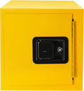 Flammable Liquids Cabinet, Safety Storage Cabinets, Cold Rolled Steel Locker with Adjustable Shelf, for Commercial Industrial and Home Use, 13" x 13" x 13"