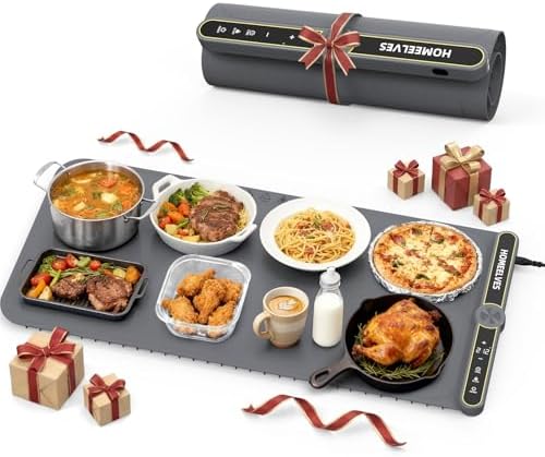 Warming Mat for Food,Rapid Heating Food Warming Mat by HomeElves